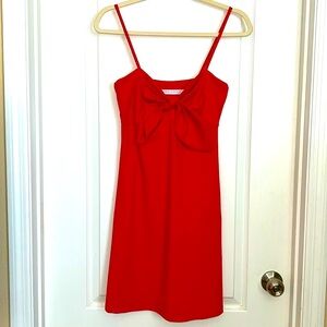Susana Monaco Red cocktail dress Large